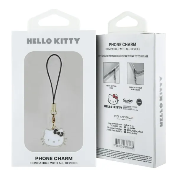Hello Kitty Phone Strap Charm Kitty Head - Phon | Pirkti internetu — Megaluks
