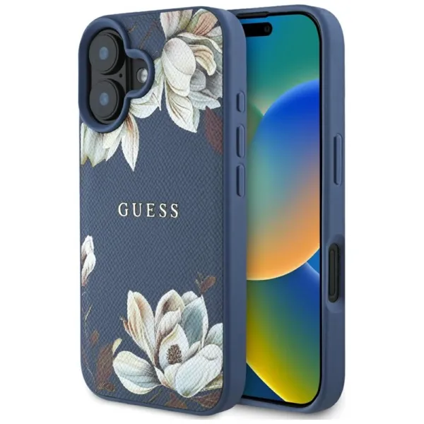 Guess Grained Printed Flower Pattern MagSafe -  | Pirkt tiešsaistē — Megaluks