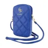 Guess Zip Quilted 4G - Phone bag (blue) | Pirkt tiešsaistē — Megaluks