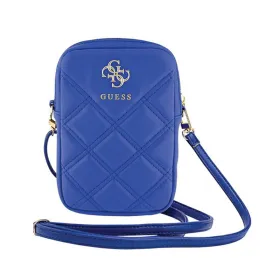 Guess Zip Quilted 4G - Phone bag (blue) | Buy online — Megaluks