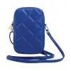 Guess Zip Quilted 4G - Phone bag (blue) | Pirkt tiešsaistē — Megaluks