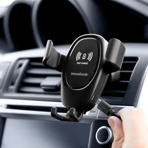 Juhtmevaba Laadijaga Mobiiltelefoni Hoidik Autodele Wolder InnovaGoods