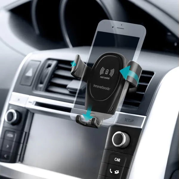 Matkapauhelinteline langattomalla laturilla autoon Wolder InnovaGoods