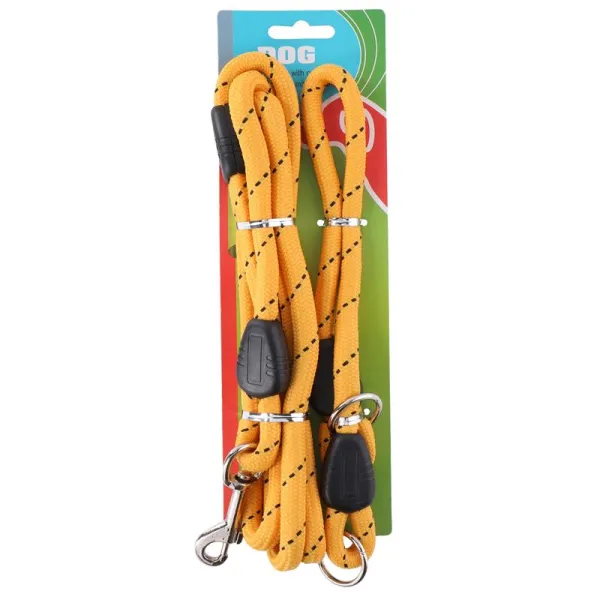 150 cm leash + 45 cm collar (yellow) | Купить онлайн — Megaluks