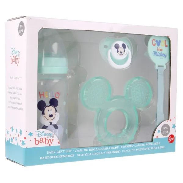 Mickey Mouse - Baby set (bottle with nipple 240 | Pirkti internetu — Megaluks