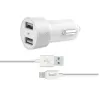 Budi - 2 USB car charger with LED indicator+lig | Купить онлайн — Megaluks