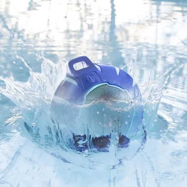 Беспроводной плавающий динамик со светодиодной подсветкой Floaker InnovaGoods Синий Чёрный (Пересмотрено B)