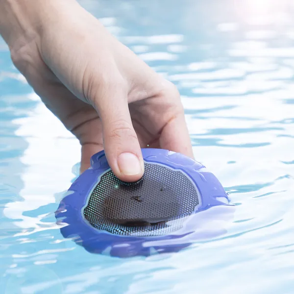 Беспроводной плавающий динамик со светодиодной подсветкой Floaker InnovaGoods Синий Чёрный (Пересмотрено B)