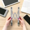 Складная и регулируемая подставка для ноутбука Flastan InnovaGoods Алюминий (Пересмотрено B)