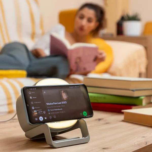Динамик с беспроводной зарядкой и светодиодом Souwis InnovaGoods