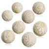 Bumba Dekors Bronza Balts 10 x 10 x 10 cm (8 gb.)