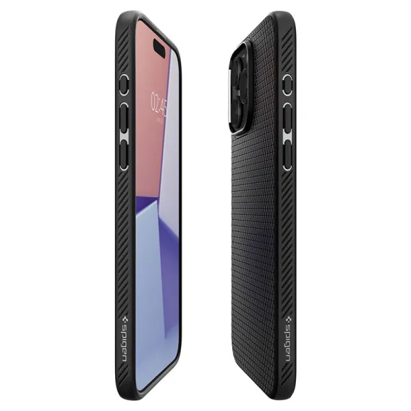 Spigen Liquid Air - Case for iPhone 15 Pro (Matte Black)