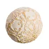 шары Декор Позолоченный Белый 10 x 10 x 10 cm (8 штук)