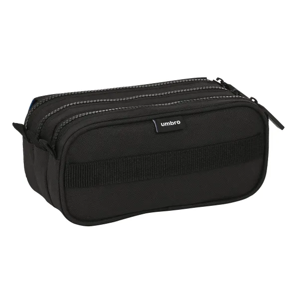 Kolmilokeroinen laukku Umbro Flash Musta (21,5 x 10 x 8 cm)