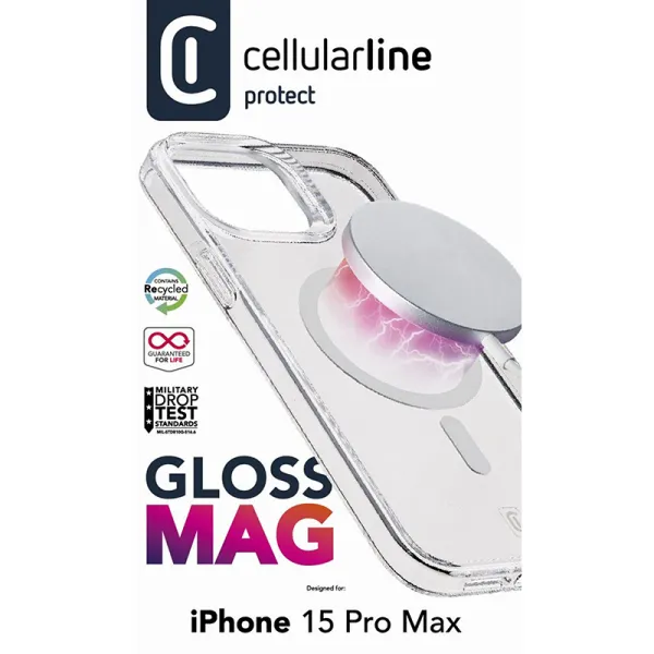 Cellularline Gloss Mag - iPhone 15 Pro Max MagSafe | Osta veebist — Megaluks