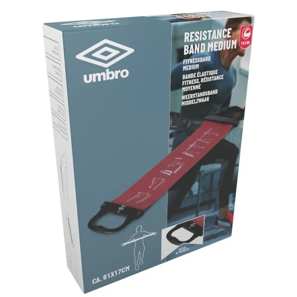 Umbro - Exercise resistance band Medium (Red) | Osta veebist — Megaluks