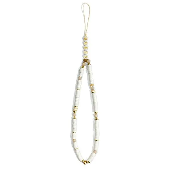 Guess Phone Strap Beads Heishi White | Osta veebist — Megaluks