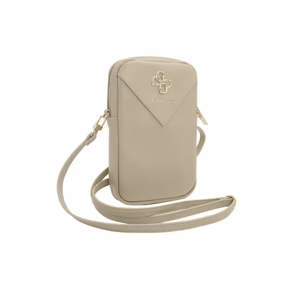 Guess Zip Triangle 4G - Phone bag (gold) | Pirkti internetu — Megaluks