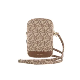 Guess Zip GCube Bottom Stripe - Phone bag (brow | Osta verkosta — Megaluks