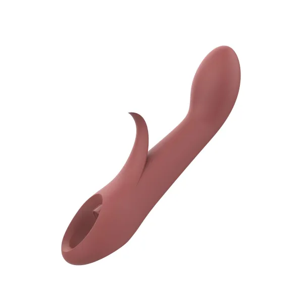 Dual Stimulation Vibe- vibraattori Nude Ruskea