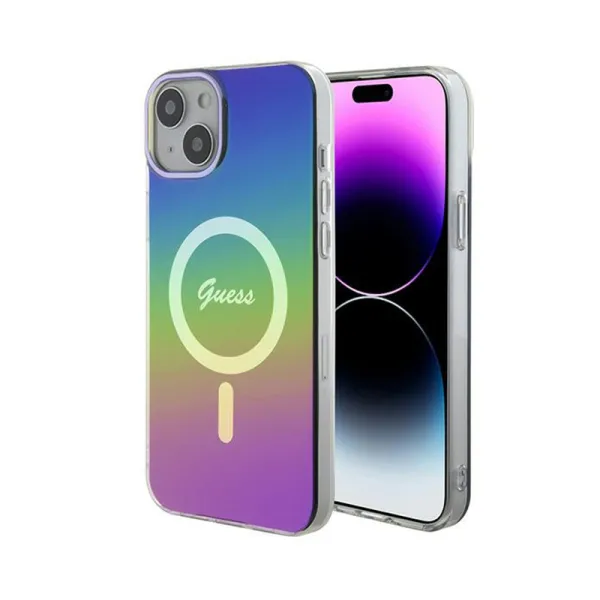 Guess IML Iridescent MagSafe - iPhone 15 Plus C | Купить онлайн — Megaluks