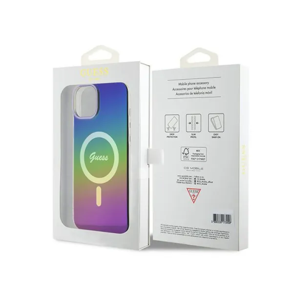Guess IML Iridescent MagSafe - iPhone 15 Plus C | Купить онлайн — Megaluks