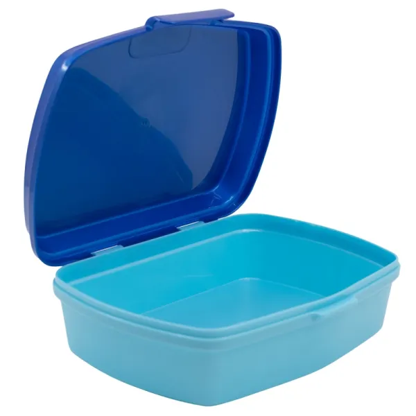 Sandwich Box Stitch Sweet Blue Lilac Polyester Rectangular 17 x 5,6 x 13,3 cm