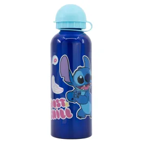 Water bottle Stitch Blue Aluminium 530 ml