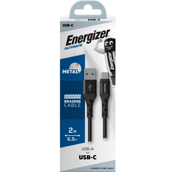 USB-C Cable Energizer C520CKBK 2 m