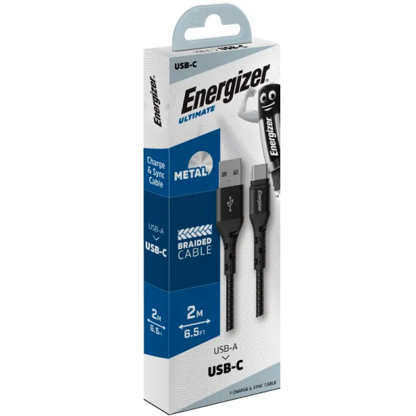 USB-C-кабель Energizer C520CKBK 2 m