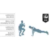 Elastinis diržas fitnesui Umbro 35 kg