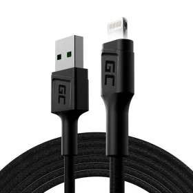 Lightning Cable Green Cell KABGC12 Black 2 m