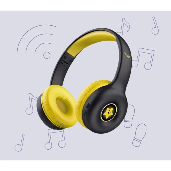 Bluetooth Headphones Trust 25405 Black