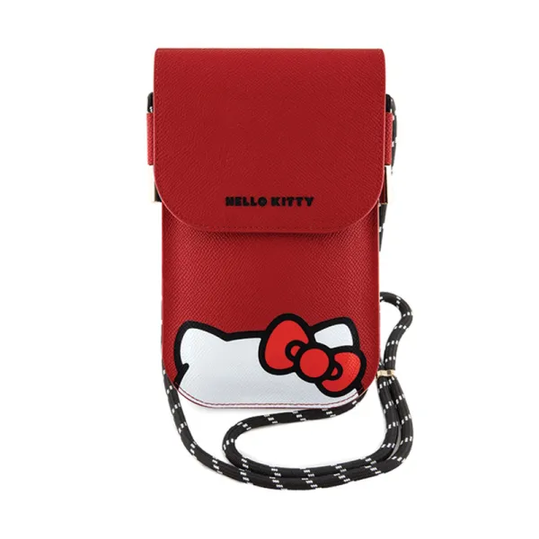 Hello Kitty Leather Hiding Kitty Cord - Phone crossbody | Buy online — Megaluks