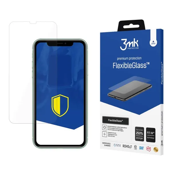 3mk FlexibleGlass - Hybrid glass for iPhone 11 | Pirkt tiešsaistē — Megaluks