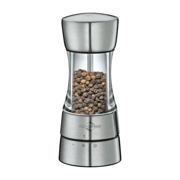 Küchenprofi Monaco - Pepper or Salt Mill with Ceramic Grinding Mechanism 14×6 cm