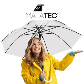 Skaidrus baltas skėtis | Pirkti internetu — Megaluks