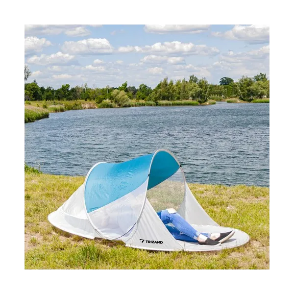 Beach tent 220x120x90cm - turquoise - gray | Buy online — Megaluks