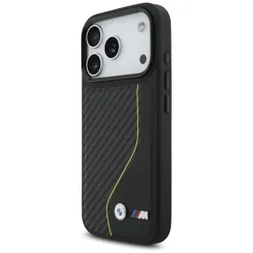 BMW M Carbon Line & Logo MagSafe - Case iPhone 17 Pro (yellow)