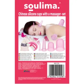 Chinese silicone cups with massager - set | Buy online — Megaluks