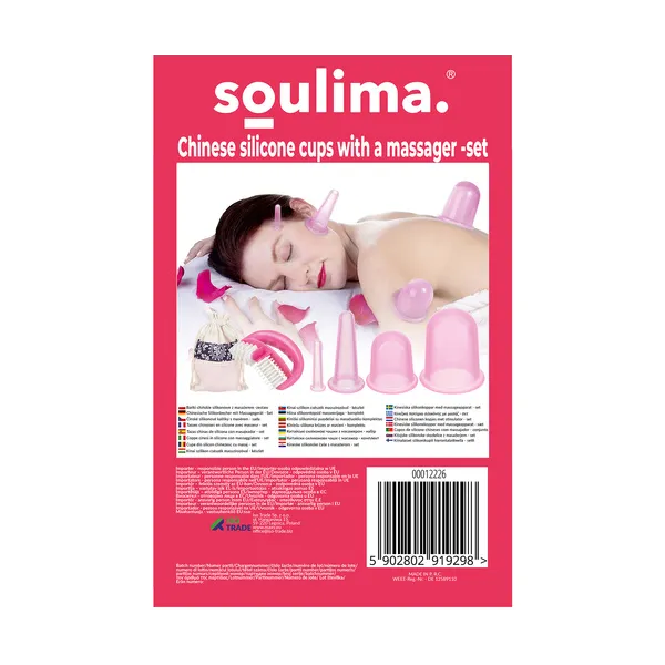 Chinese silicone cups with massager - set | Buy online — Megaluks