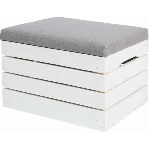 Wooden pouffe - chest | Buy online — Megaluks