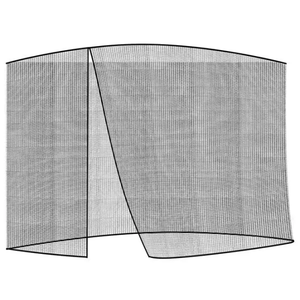 Mosquito net for garden umbrella 3.5m - black