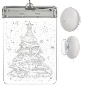 3D LED vitražas - Kalėdų eglutė | Pirkti internetu — Megaluks
