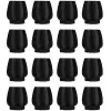 Chair leg covers with felt - set of 16