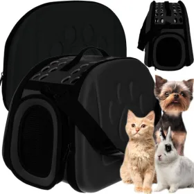 Carrier - bag for dog/cat - black | Buy online — Megaluks