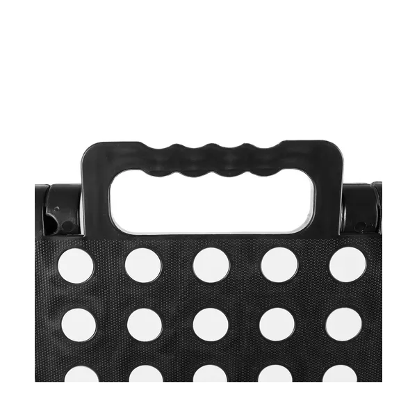 Folding stool black and white 39cm