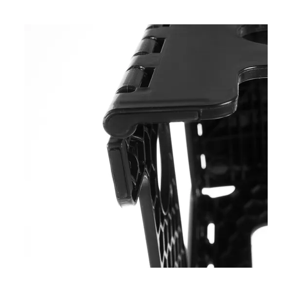 Folding stool black and white 39cm