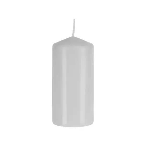 White cylinder candle - set of 8 | Buy online — Megaluks