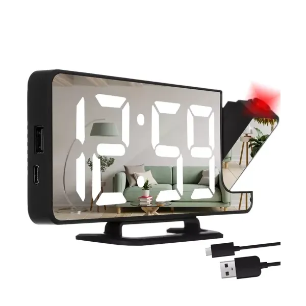 Alarm clock - LED clock with projector Izoxis 19576 | Buy online — Megaluks